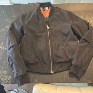 H&M bomber jacket in black